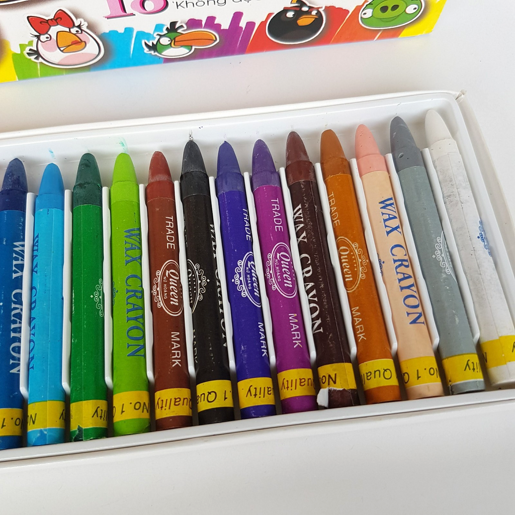 Angry Birds QUEEN CRAYON SET Collectible Merchandise Art Craft Supplies Coloring6