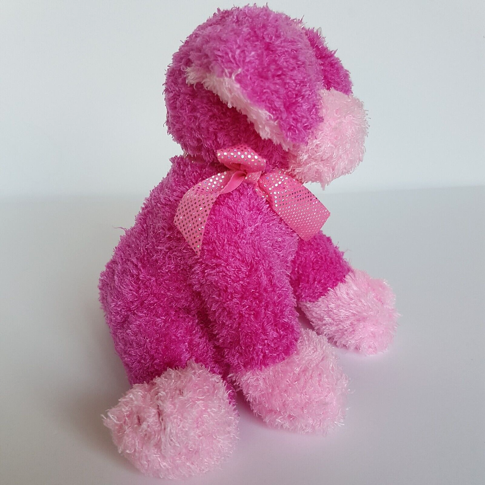 TY Beanie PINKYS FANCIFUL Dog Puppy Pink Plush Stuffed Animal TAGS Soft Toy Cute4