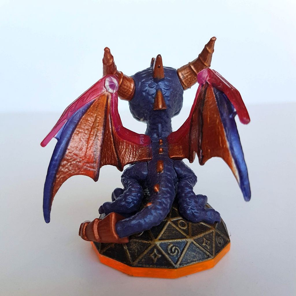 Skylanders GIANTS SPYRO Series 2 Rare Orange Base Gaming Figurine Dragon 20123