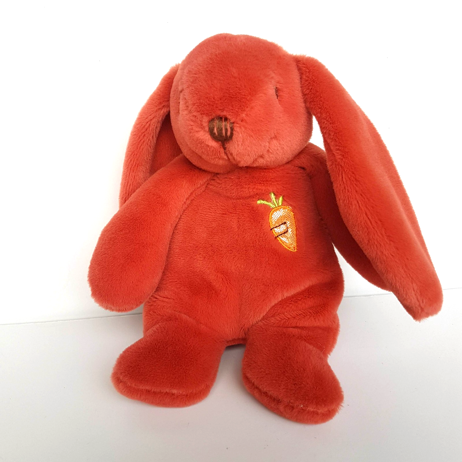 Teddy Time CORAL BUNNY RABBIT Super Plush 21cm Stuffed Animal Soft Toy Carrot1