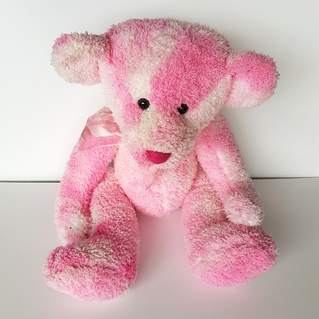 Russ PINK TEDDY BEAR 40cm Plush Stuffed Animal Soft Toy Large Cuddly Cute Spot3