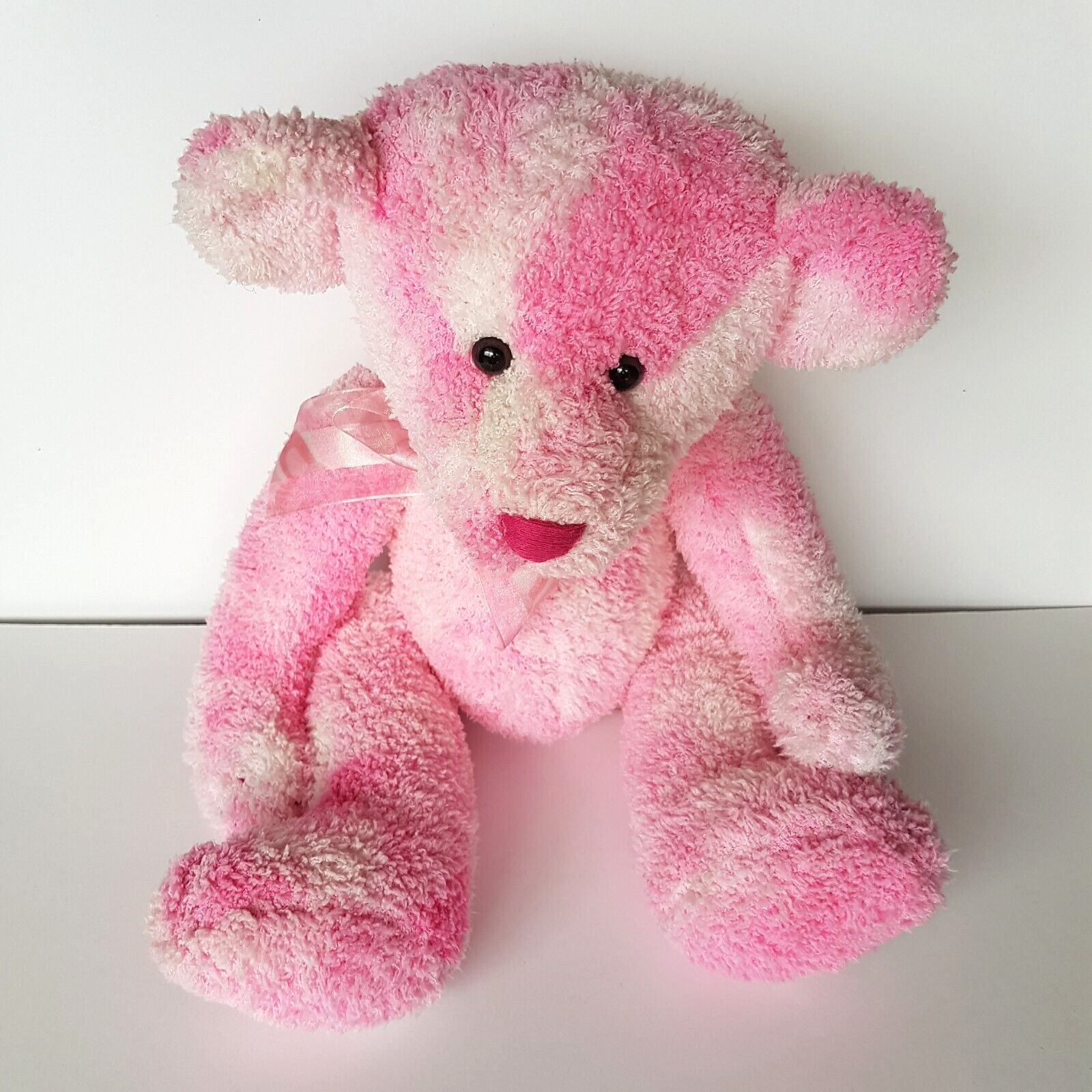 Russ PINK TEDDY BEAR 40cm Plush Stuffed Animal Soft Toy Large Cuddly Cute Spot3