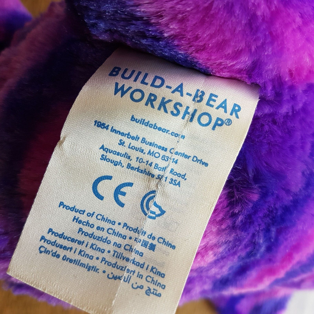 Build A Bear VAMPIRE BAT Plush STARRY NIGHT Purple Blue Stars Stuffed Animal Toy16