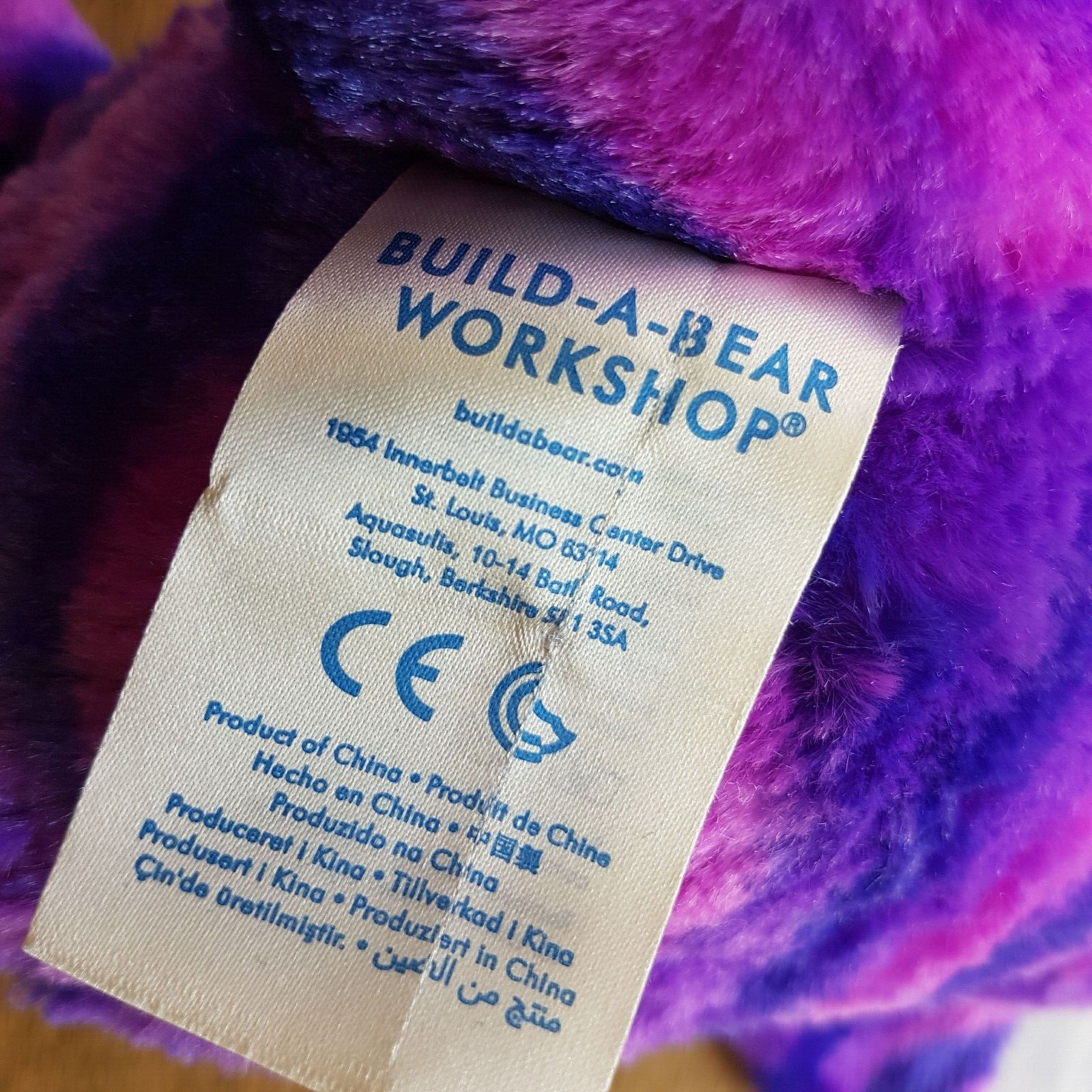 Build A Bear VAMPIRE BAT Plush STARRY NIGHT Purple Blue Stars Stuffed Animal Toy16