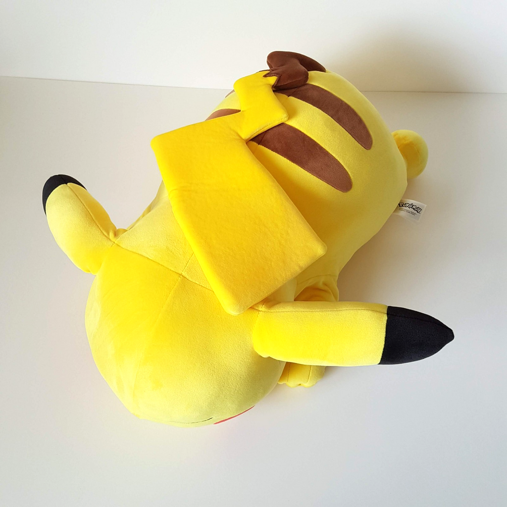 Pokemon SLEEPING PIKACHU Plush 55cm Large Pillow Soft Toy Nintendo Game Freak2