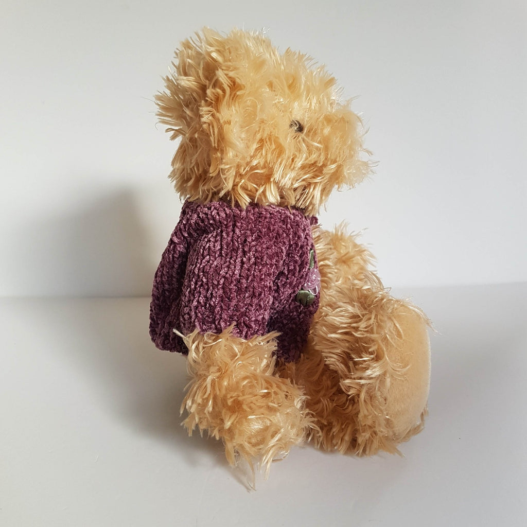 Sweet SETTLER BEAR TEDDY BEAR 29cm Plush Soft Toy Rose Cardigan Stuffed Animal5