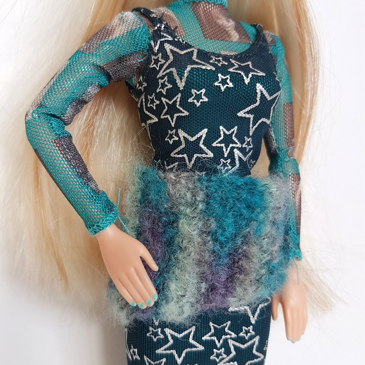 Vintage 1999 HOLLYWOOD NAILS Fashion Doll 30cm Clothes Shoes Jewellery Outfit3