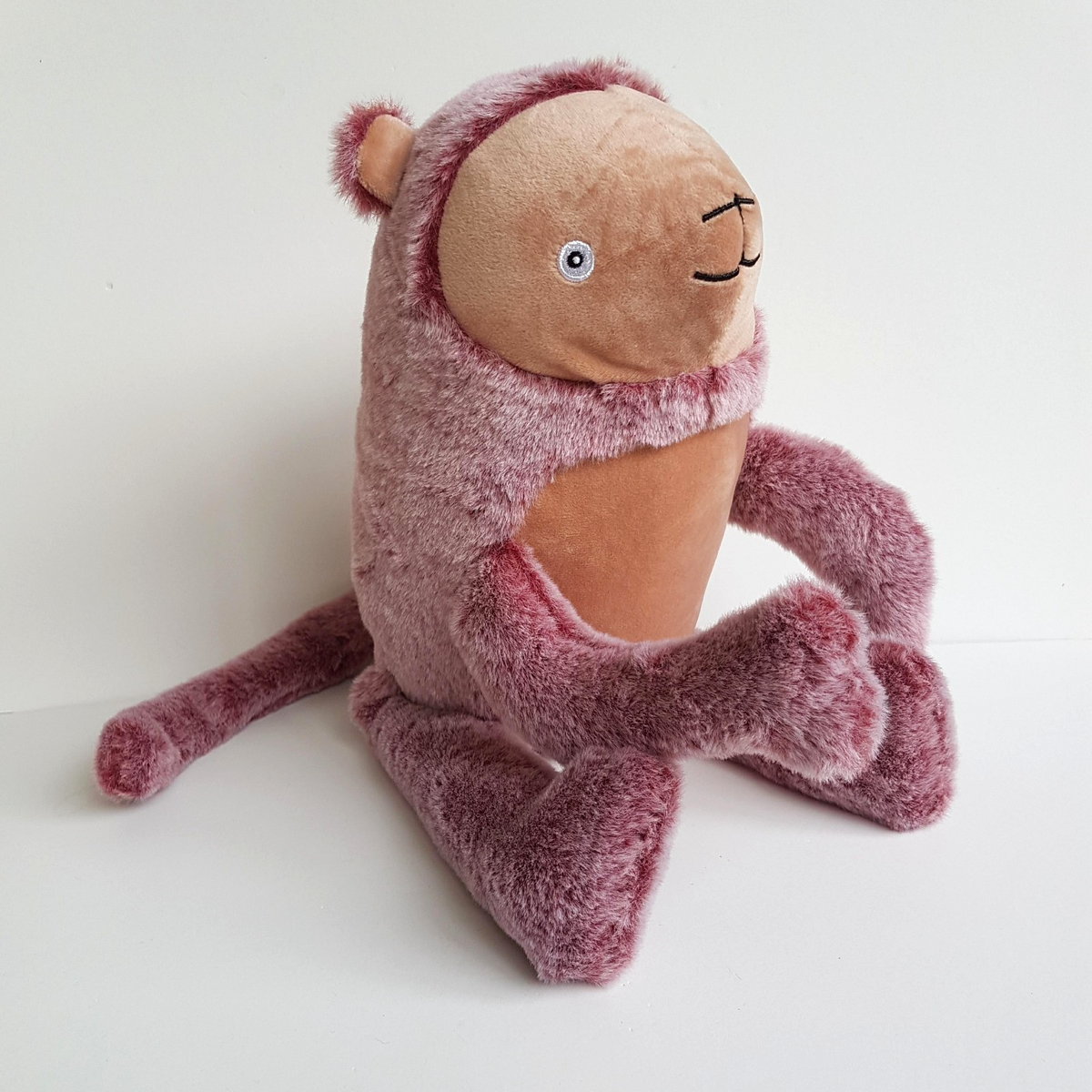 Peaceful Kids SLUNKY Plush 44cm Soft Toy Stuffed Animal Sloth Monster Pink Cute0