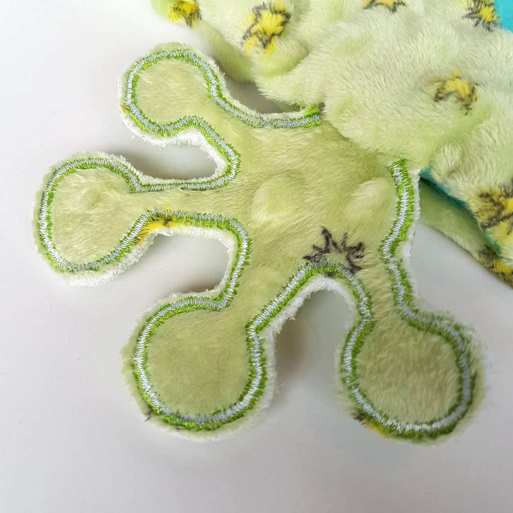 Unique Handmade FROG Baby Lovey Comforter Security Blanket Green Soft Toy Animal5