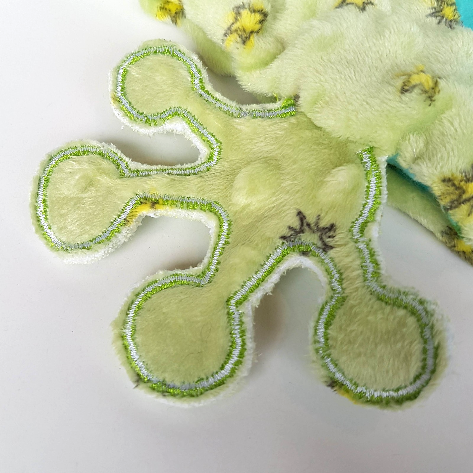 Unique Handmade FROG Baby Lovey Comforter Security Blanket Green Soft Toy Animal5