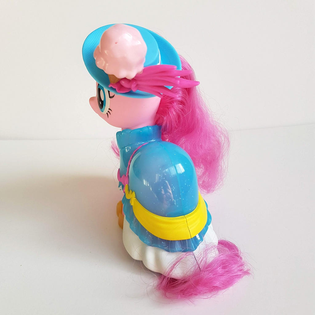 My Little Pony PINKIE PIE The Movie Snap On Fashion 16cm Horse Figure Brushable2