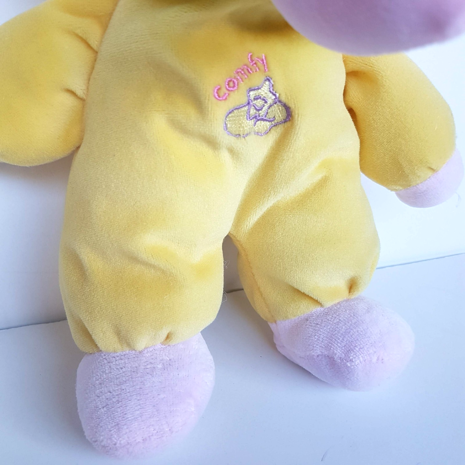 VTG Russ TUSKIE ELEPHANT Velour Lovey Comfy Soft Toy 25cm Plush Stuffed Animal4