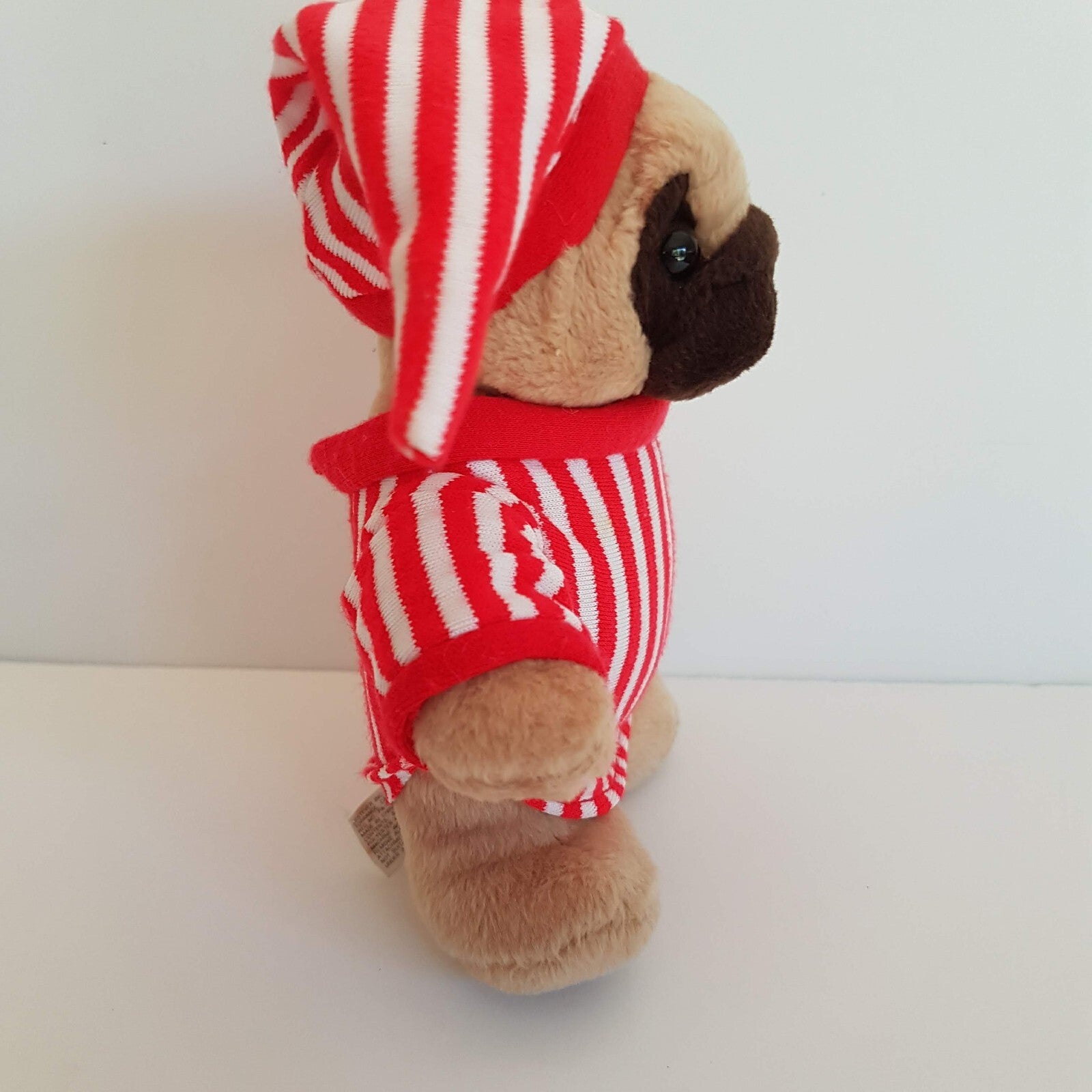 Bestever PUG PUPPY DOG Plush PYJAMAS 6” Stuffed Animal Pet Soft Toy NO SOUND6