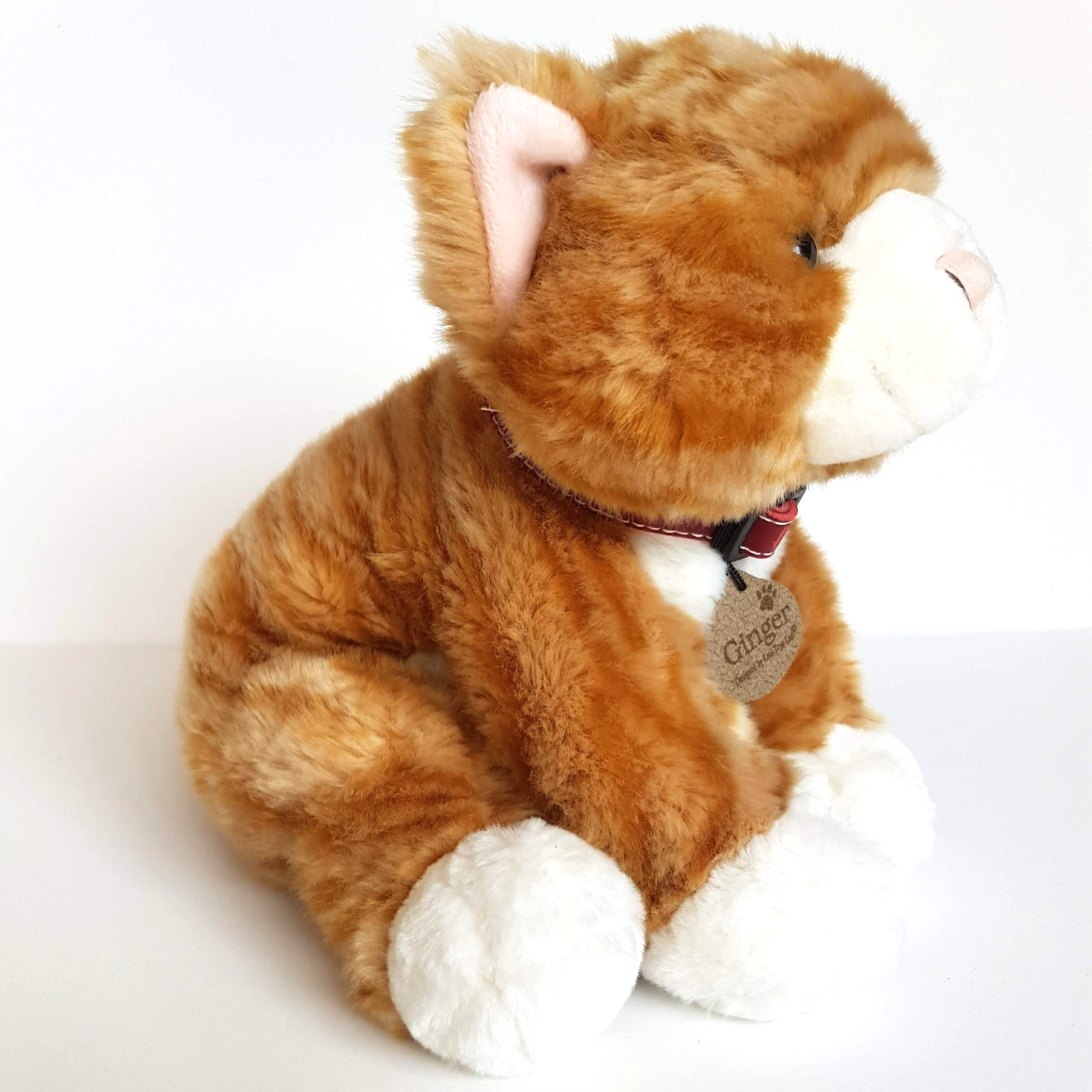 Keel GINGER TABBY CAT Floppy Orange 30cm Plush Soft Toy Stuffed Animal Pet Cute5
