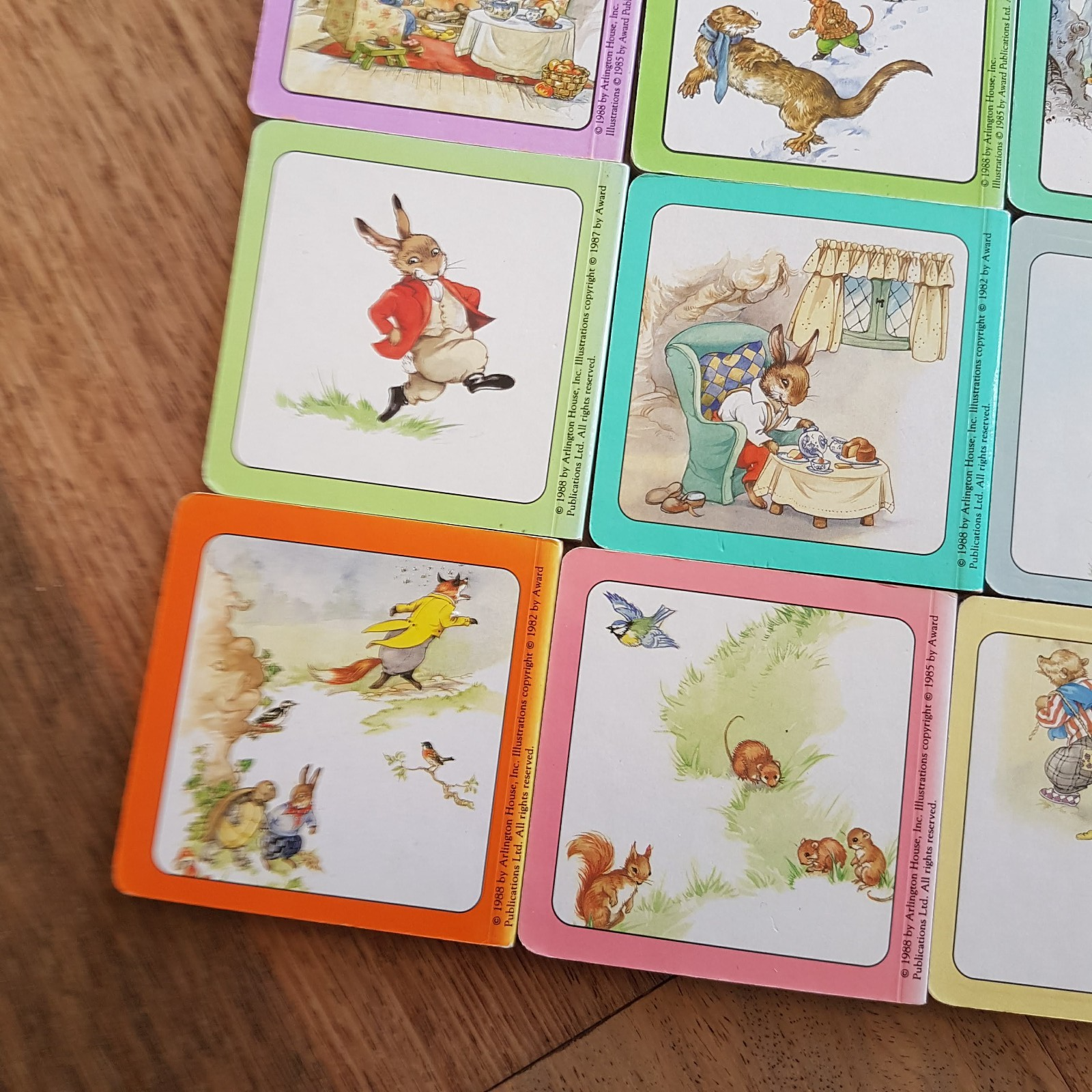 Vintage WIND IN THE WILLOWS & BRER RABBIT Book Lot Childrens Bundle Board 198811