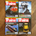 TRAINS MAGAZINE Jan   Apr 2025 Bundle Lot Locomotive Steam Diesel Series Edition0