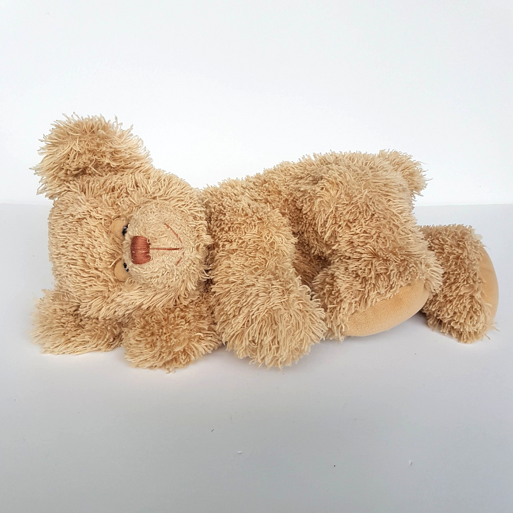 Cute SLEEPY EYE TEDDY BEAR 32cm Plush Soft Toy Stuffed Animal Cuddly Floppy Toy0
