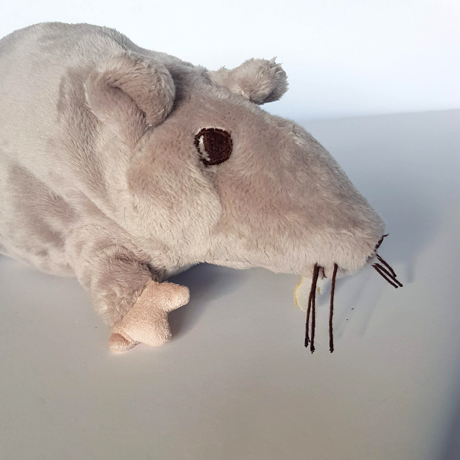 Ikea MINNEN RATTA RAT MOUSE Warm Grey 21cm Plush Stuffed Animal Rodent Soft Toy1