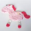 Babydream PINK UNICORN Baby Lovey Security Blanket Plush Comforter Soft Toy Star0