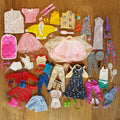 Barbie Clothes BUNDLE LOT Accessories Fashion Doll Dress Skirt Top Travel Shoes0