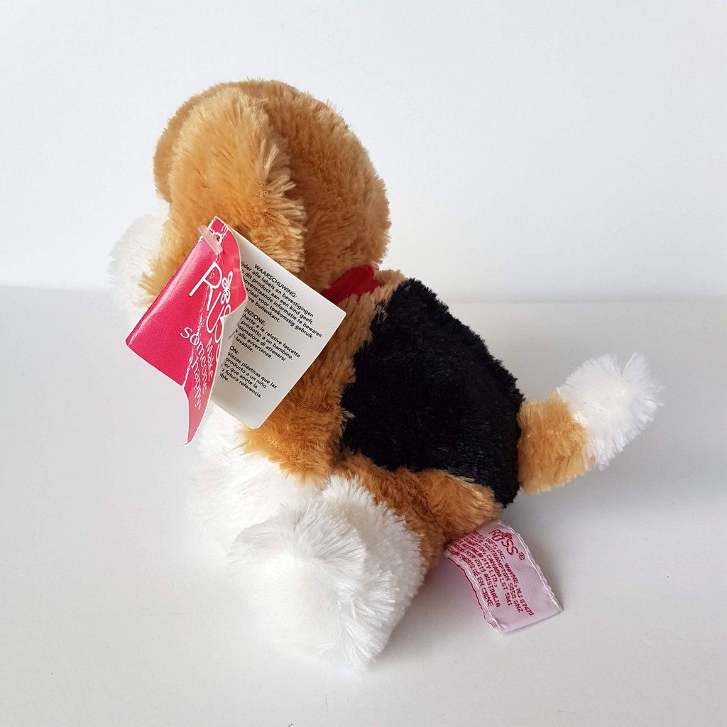 Russ SITTING BEAGLE DOG 16cm Soft Toy Puppy Plush Stuffed Animal Cute Small Toy4