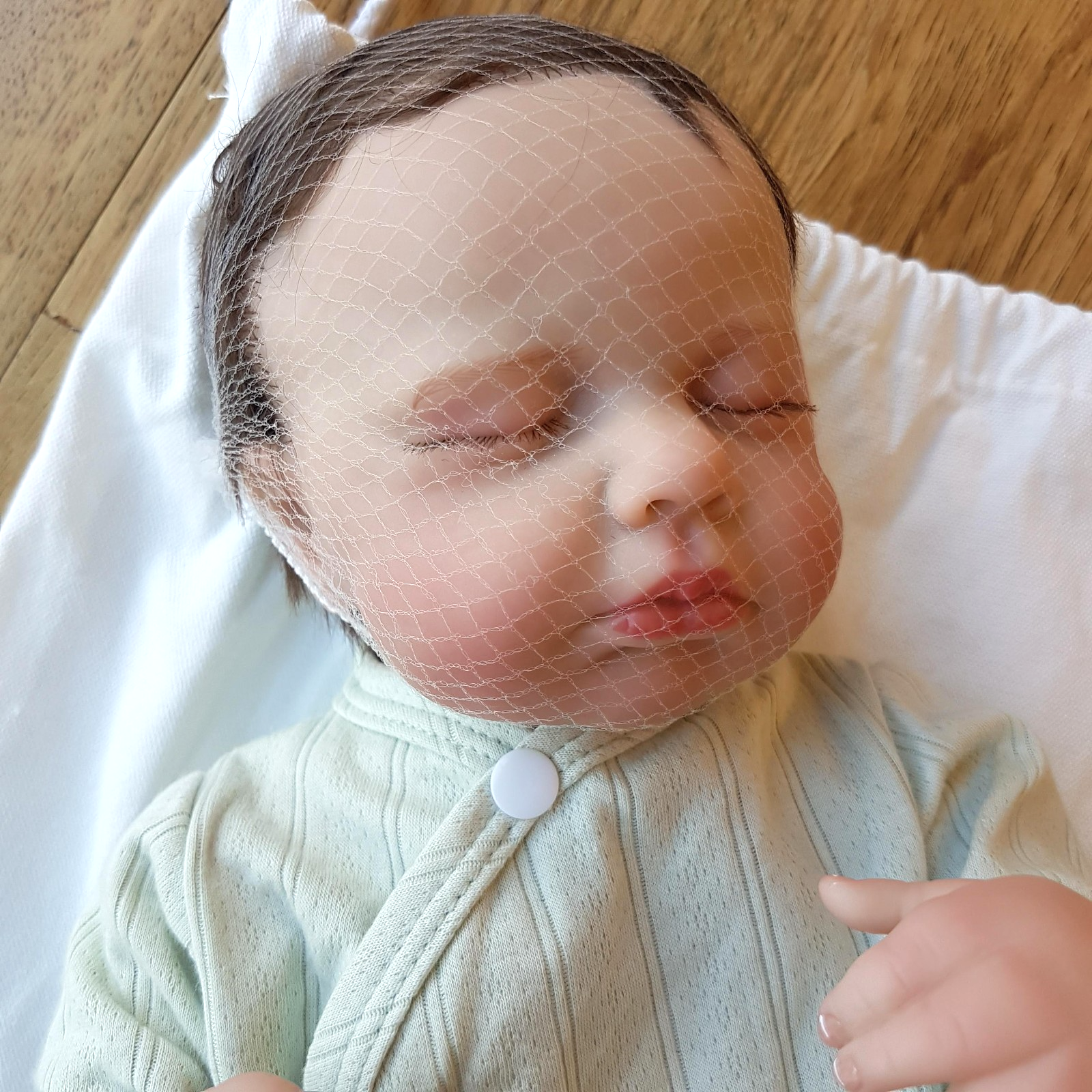 Doll Reborn LIFELIKE BOY BABY Root Hair Realistic 46cm 1kg Weighted Articulated1
