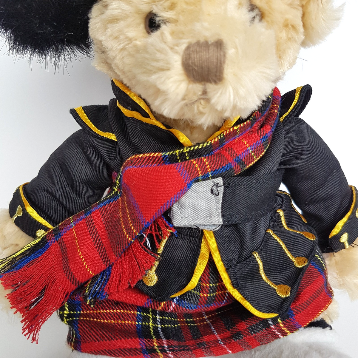 Russ SCOTTISH PIPER BEAR Teddy Bear 29cm Plush Plaid Stuffed Animal Soft Toy3