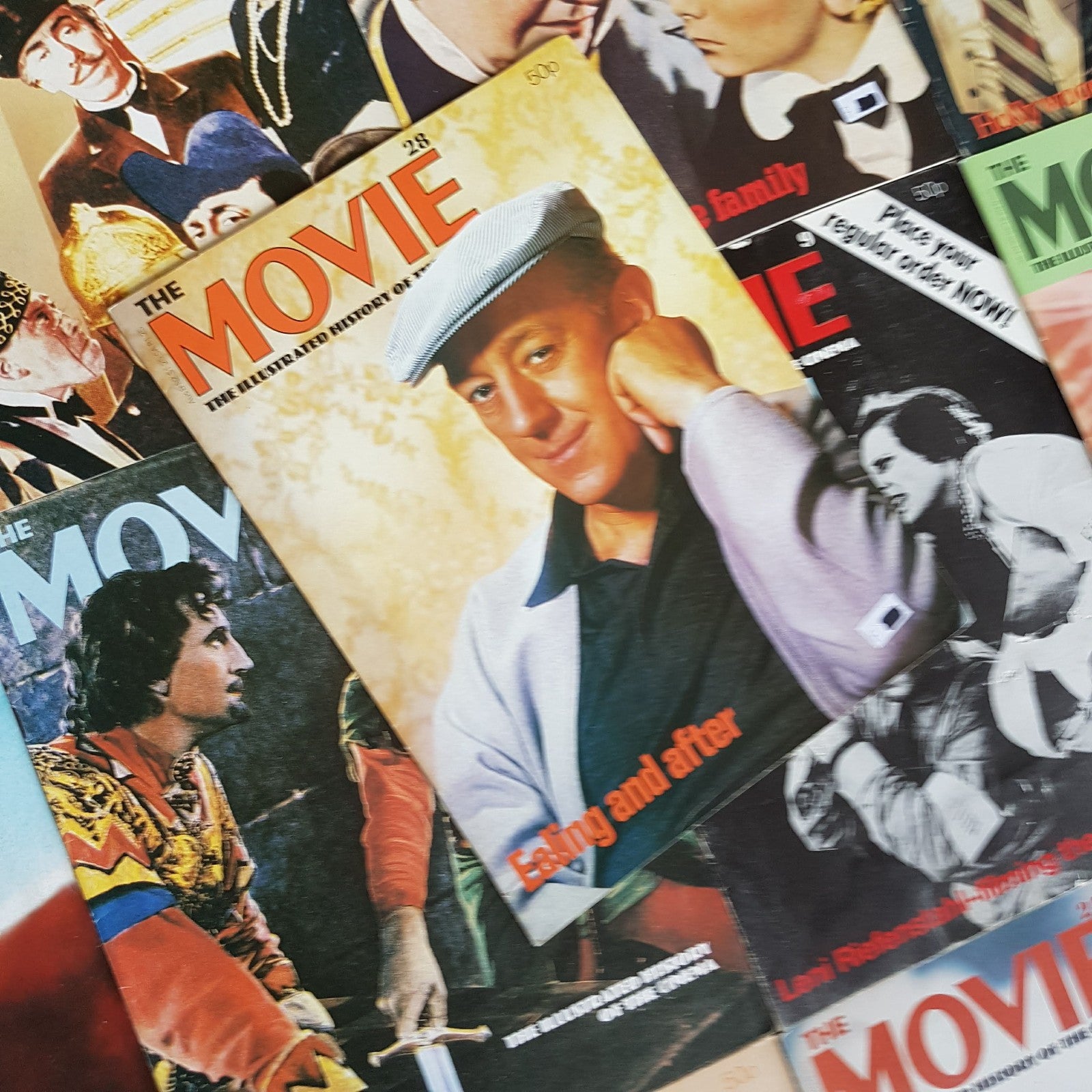 THE MOVIE Cinema Magazine Lot Vintage 70s 80s Hollywood Stars History of Film TV3