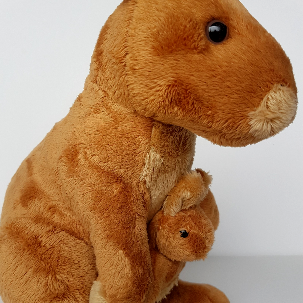 Minkplush ROOBY KANGAROO & JOEY Plush 30cm Australia Stuffed Animal Soft Toy5
