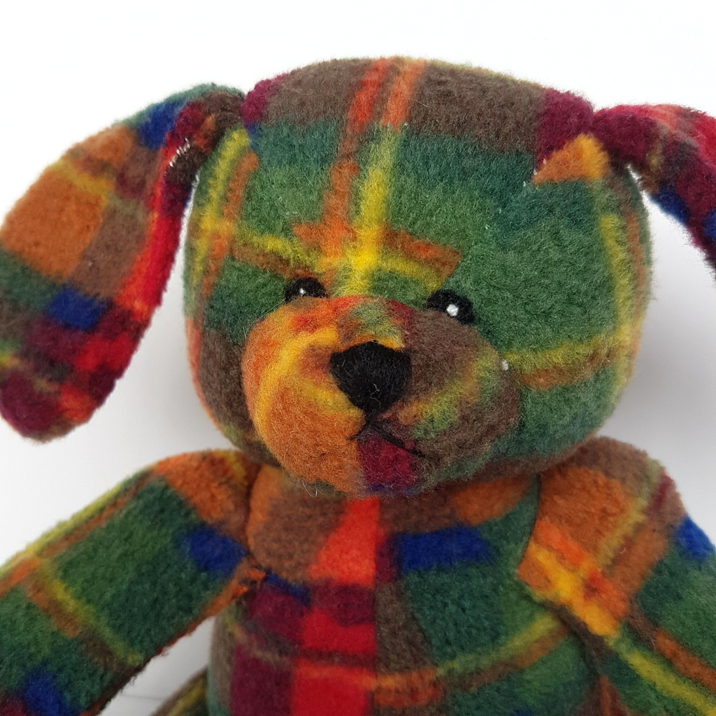 Floppy TARTAN PLAID RABBIT Plush 29cm Stuffed Animal Soft Toy Christmas Toys5