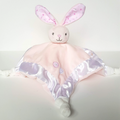 4Baby PINK BUNNY Lovey Plush Baby Rabbit Security Comforter Blanket Soft Toy0
