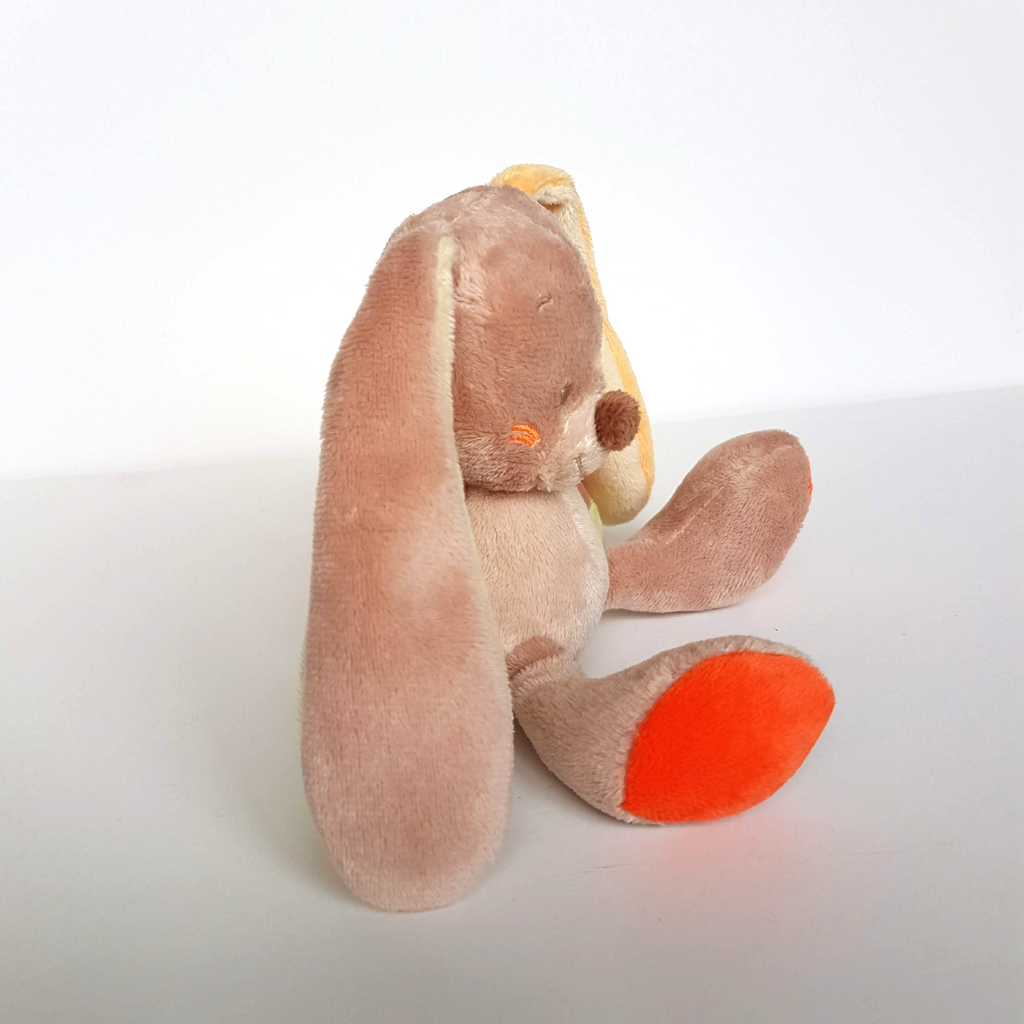 Nattou Small BUNNY BABY RATTLE Plush Lovey 17cm Stuffed Animal Soft Toy Rabbit2