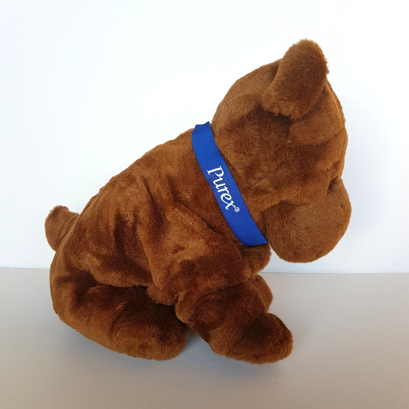 Purex ROLLY SHARPEI DOG 22cm Advertising Plush Soft Toy Stuffed Animal Puppy6