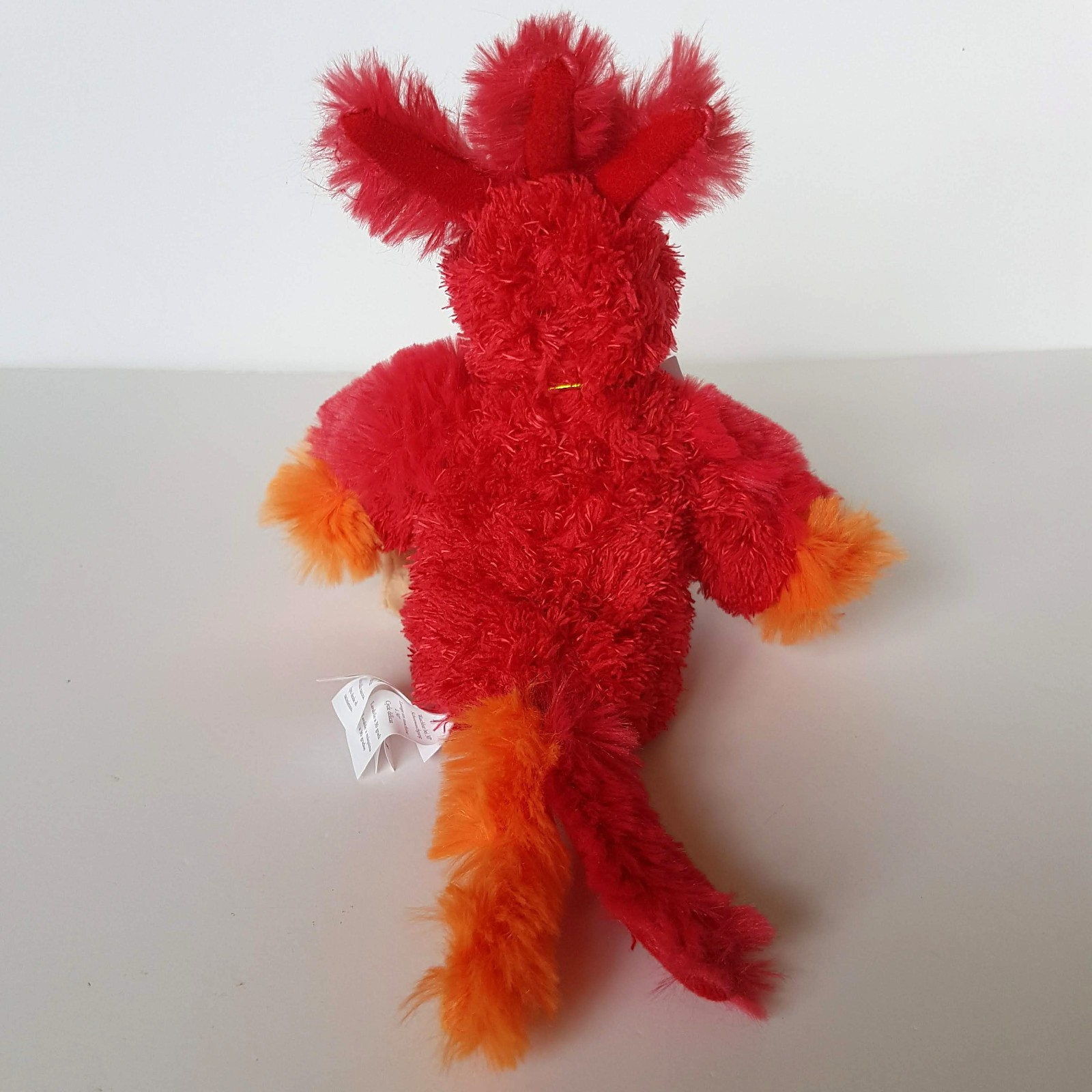 CHARLIE BEARS Firebird Phoenix Plush Soft Toy TAGS Stuffed Animal Red Bird Cute4