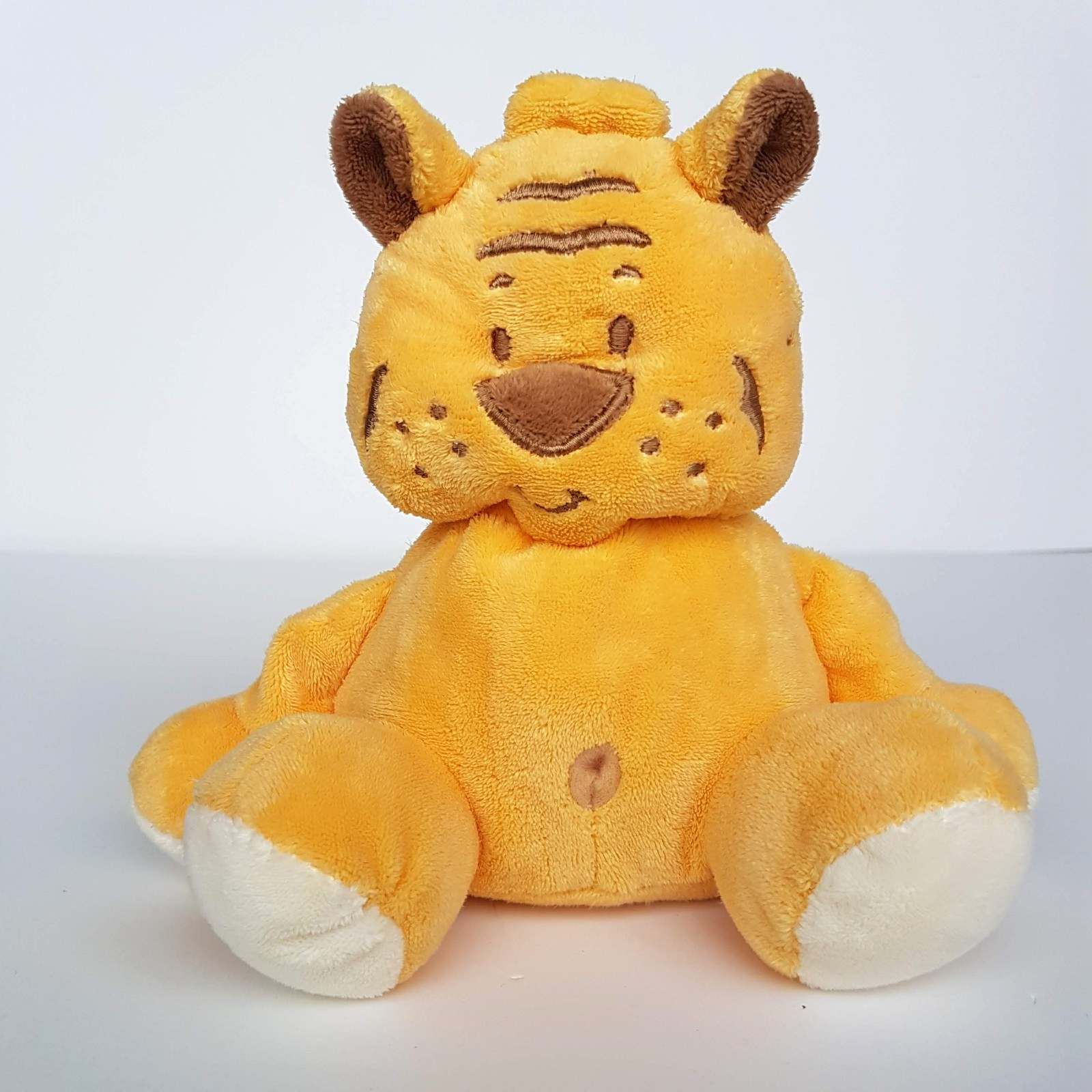 Bright Start ORANGE CAT TIGER Plush Stuffed Animal Soft Toy Cute WA Jacobs Cute0