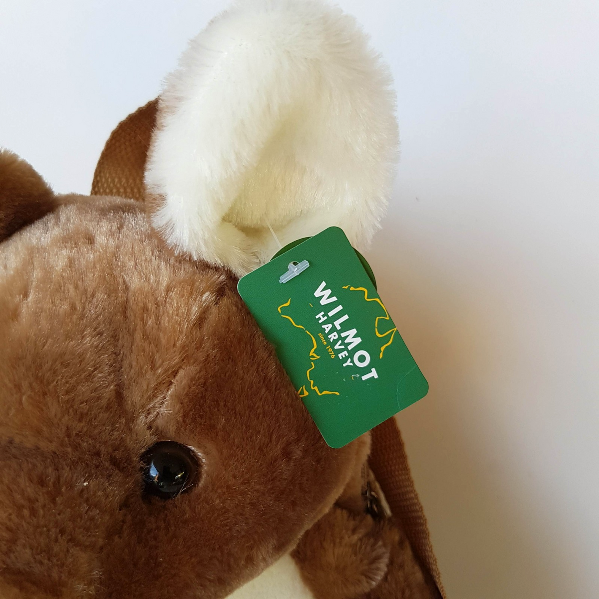 Wilmot Harvey KANGAROO BACKPACK Plush Kids Bag 43cm TAGS Stuffed Animal Soft Toy4