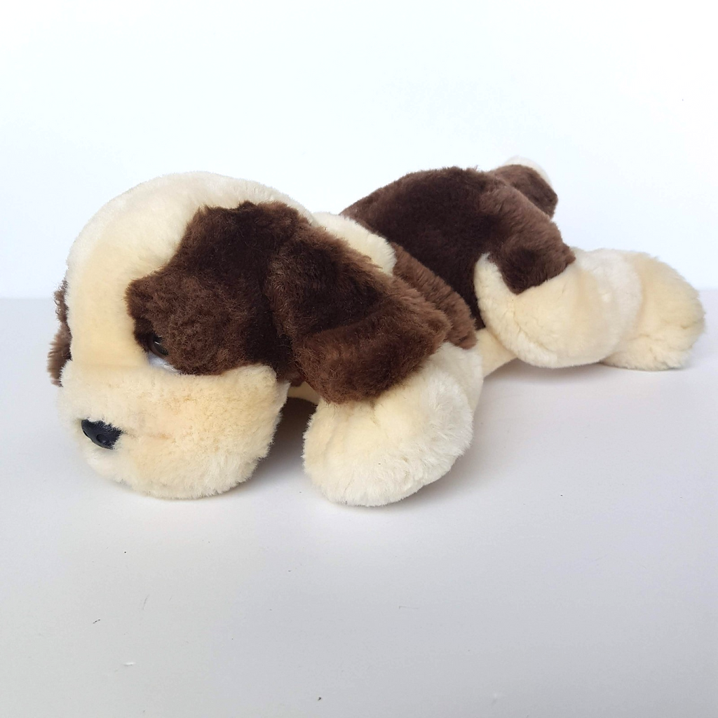 Keel SAINT BERNARD DOG Plush Puppy Laying 27cm Stuffed Animal Soft Toy Beanbag0