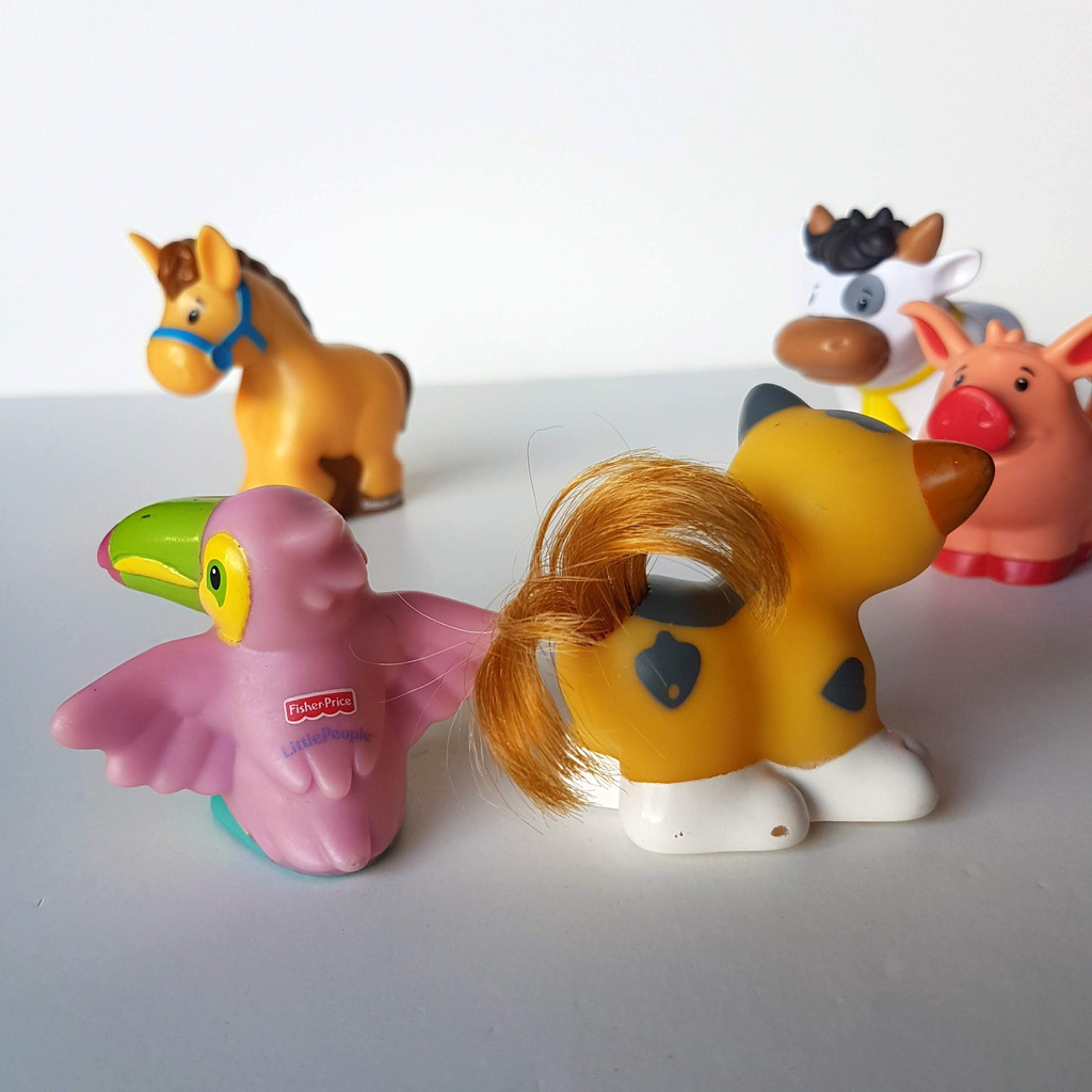 Fisher Price Little People MIXED LOT Farm Animals Birds Boy Girl Figures Toy12