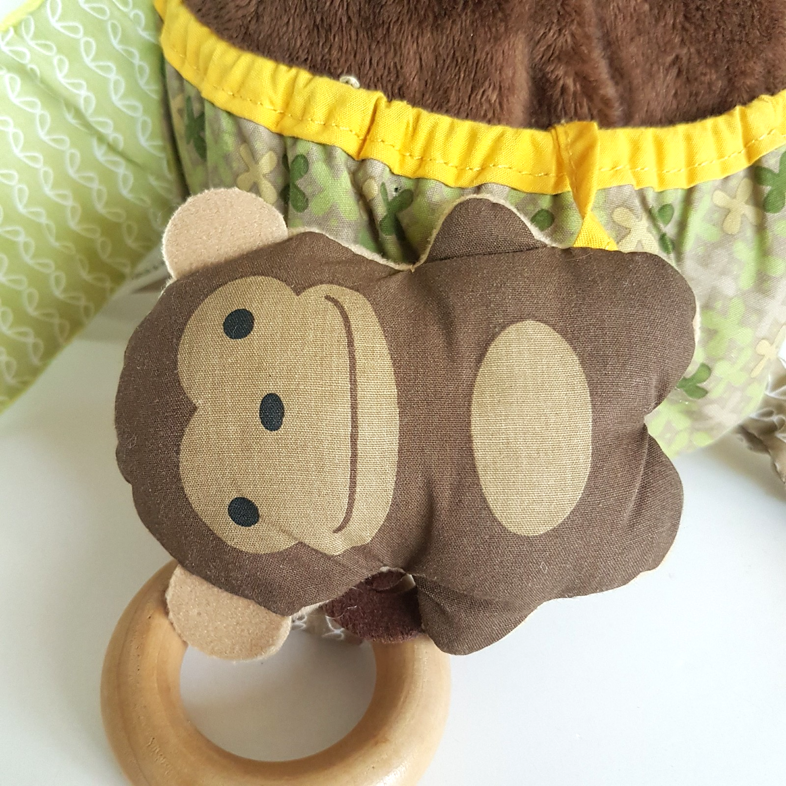 Skip Hop MONKEY & BABY Baby Activity Toy Rattle Soft Toy Crinkle Mirror Soft Toy12