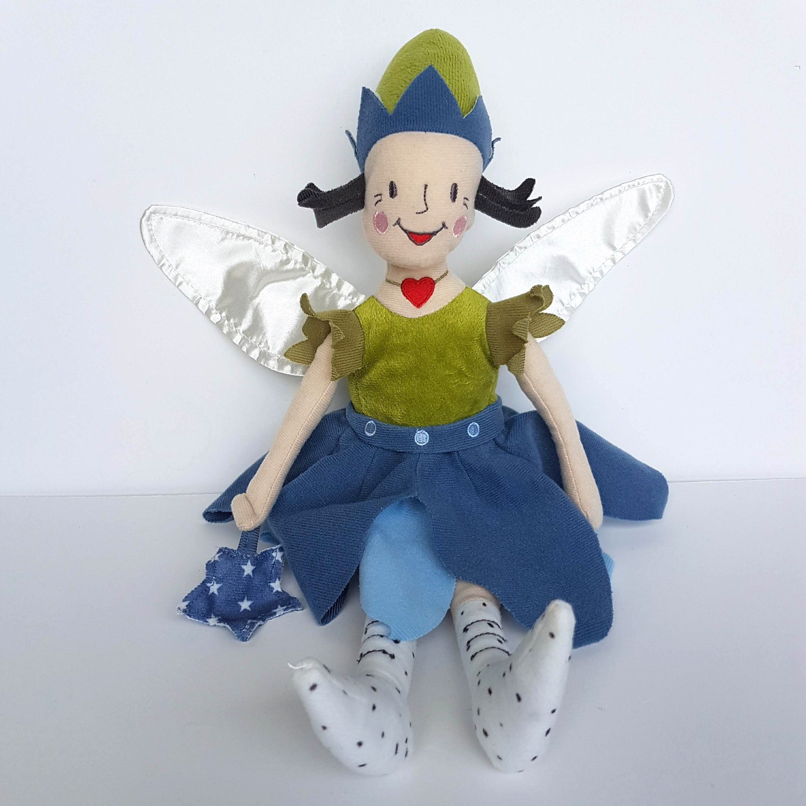 Ikea SANGTRAST PIXIE FAIRY Plush Rag Doll 40cm Soft Toy Magic Doll Cloth Fabric1