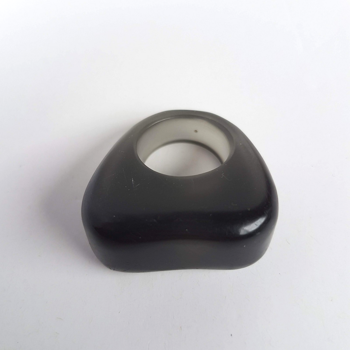 RESIN RING LOT Plastic Acrylic Resin Timber Stripe Chunky Fashion Polka Luka4