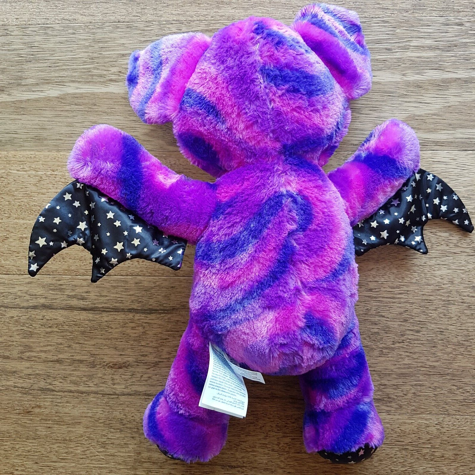 Build A Bear VAMPIRE BAT Plush STARRY NIGHT Purple Blue Stars Stuffed Animal Toy12