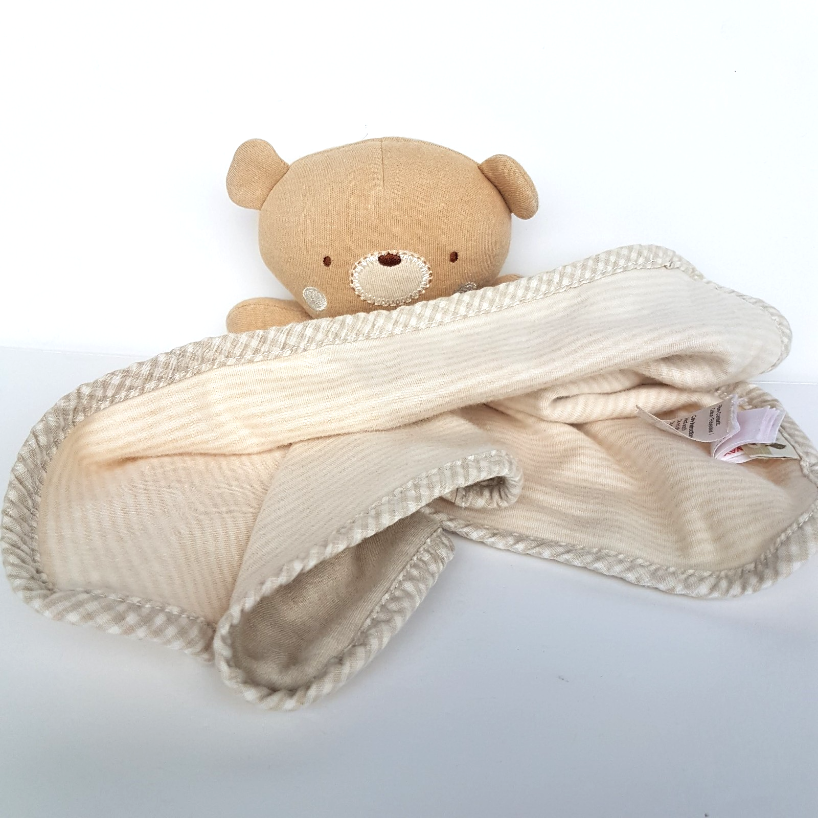NP Baby TEDDY BEAR LOVEY Plush Security Blanket Comforter Brown Animal Soft Toy11