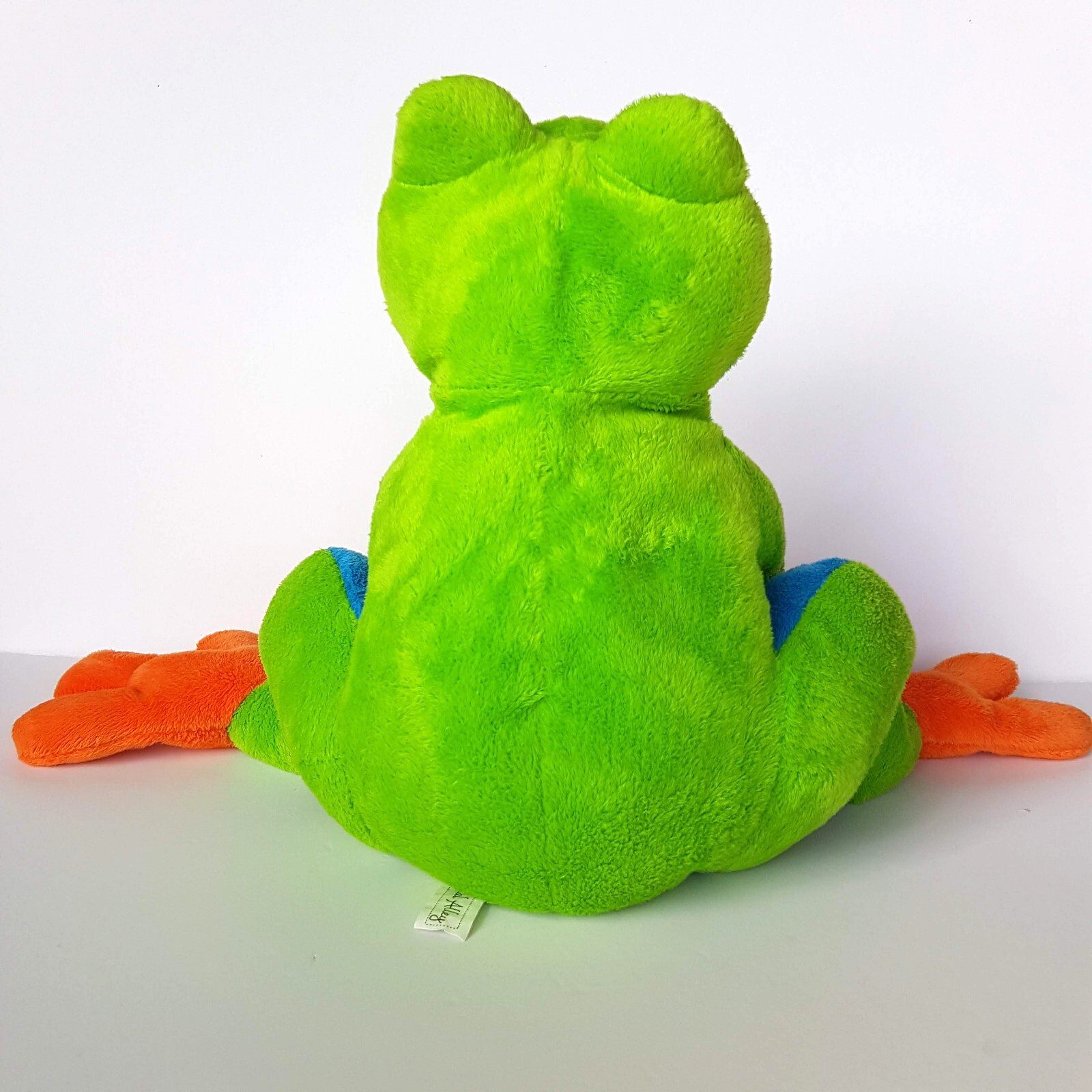 Animal Alley NEON FROG Floppy Big Feet 10" Plush Stuffed Animal Soft Toy Reptile7