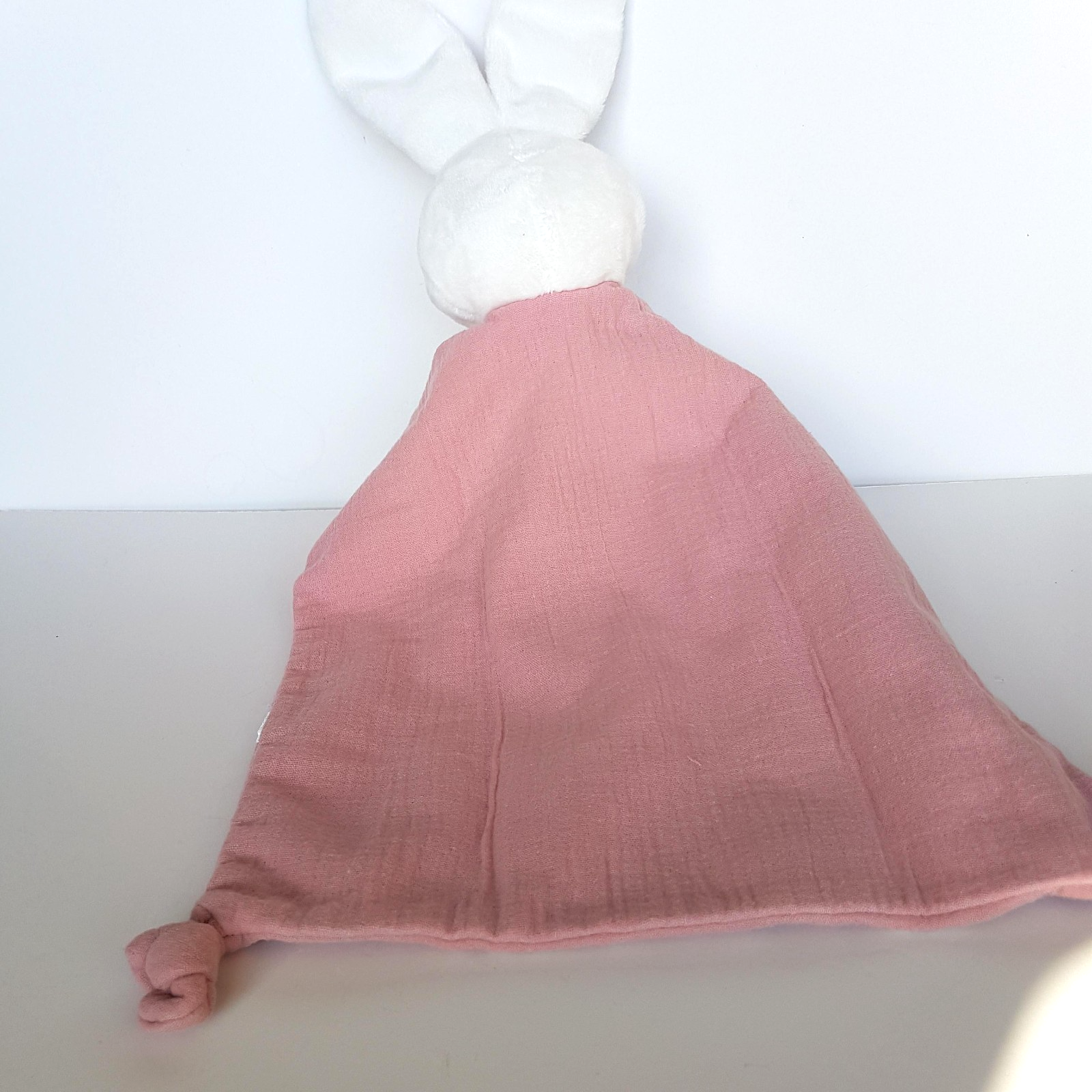 Bub PINK BUNNY RABBIT Lovey Target Plush Muslin Security Comforter Soft Toy Cute4