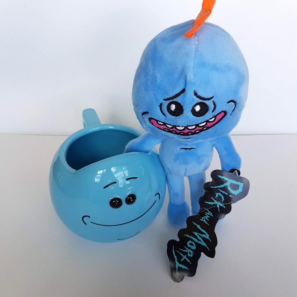 Rick & Morty MR MEESEEKS Mug & Plush Cup Character Animation Collectible Gift3