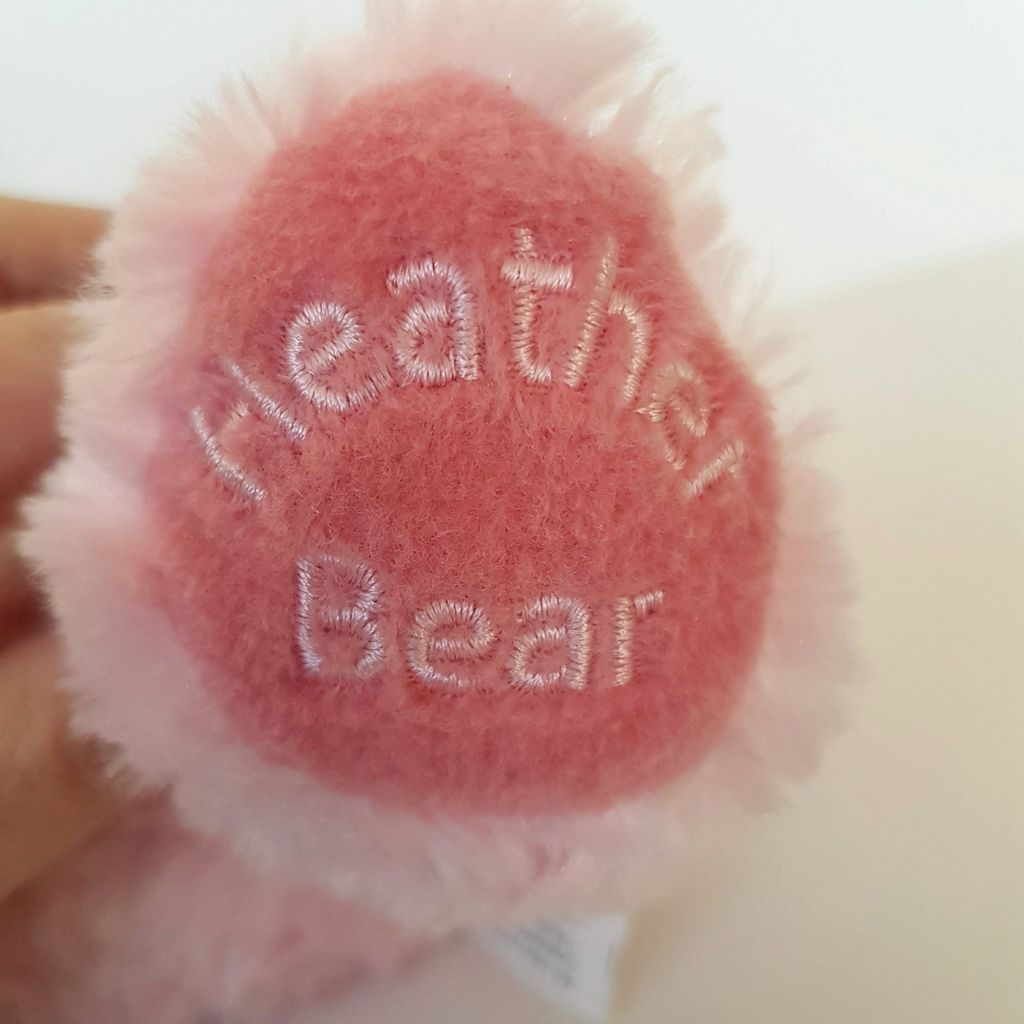 Lorraine Lea Linen HEATHER BEAR Pink Teddy Bear Plush Soft Toy Stuffed Animal5