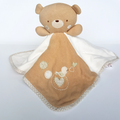 NP Baby TEDDY BEAR LOVEY Plush Security Blanket Comforter Brown Animal Soft Toy0