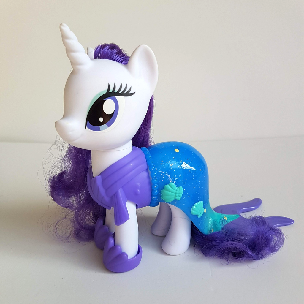 My Little Pony RARITY The Movie Snap On Fashion 16cm Horse Figure Brushable Toy0