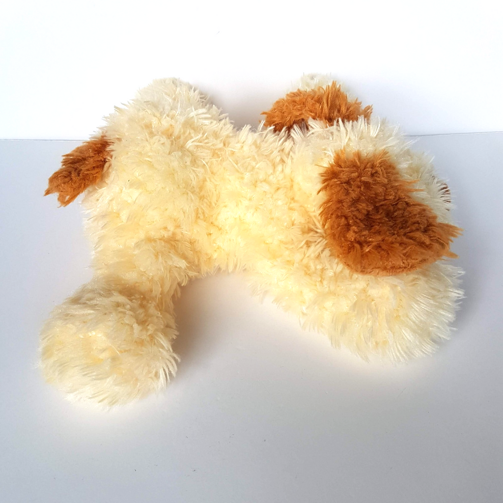 Floppy CREAM CARAMEL DOG Plush Hug Fun Puppy Stuffed Animal Soft Toy Cuddly9